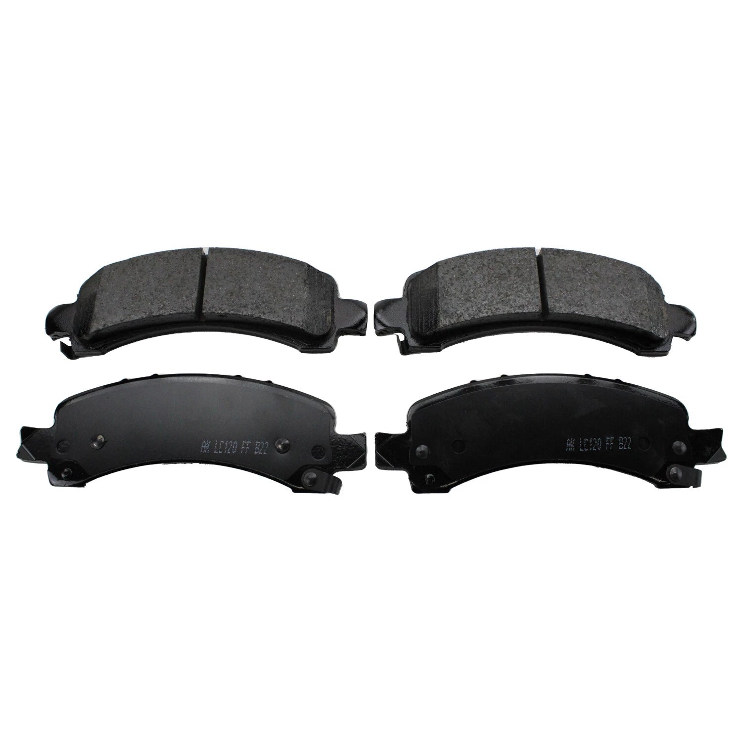 Set of 4 Akebono ProACT Rear Ceramic Disc Brake Pads for Cadillac Chevrolet GMC