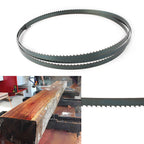 Set of 4 Carbon Steel Band Saw Blades for Wood Cutting (2490mm x 16mm x 0.6mm x 4TPI)