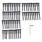 Invisible Receiver & Swage Stud Kit for Cable Rail (T316 Stainless Steel, 60 Pcs)