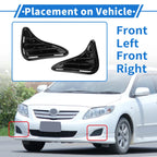 Set of 2 Front Bumper Fog Light Covers 8148102410 for Toyota Corolla 