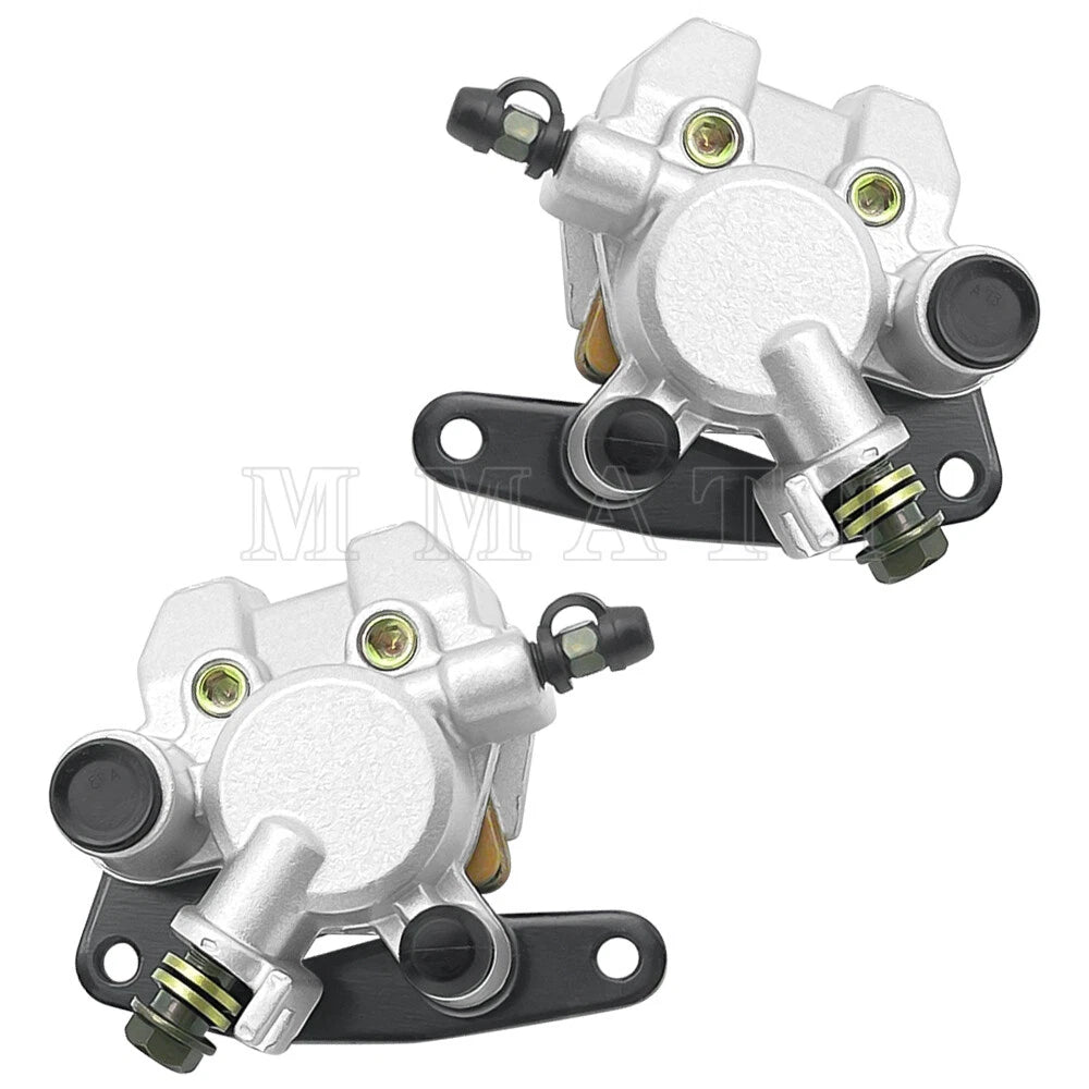 Front Left Right Brake Calipers & Pads for Kawasaki KFX400 KSF400 (2003–2006)