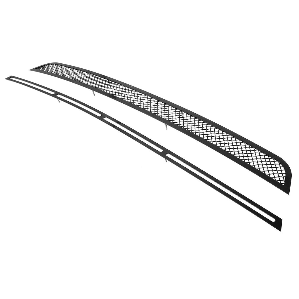 Lower Bumper Grille Insert for Ford Expedition (2015–2017) - Stainless Black Mesh