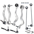 Set of 8 Control Arms Tie Rods Sway Bar Links for Make Model 