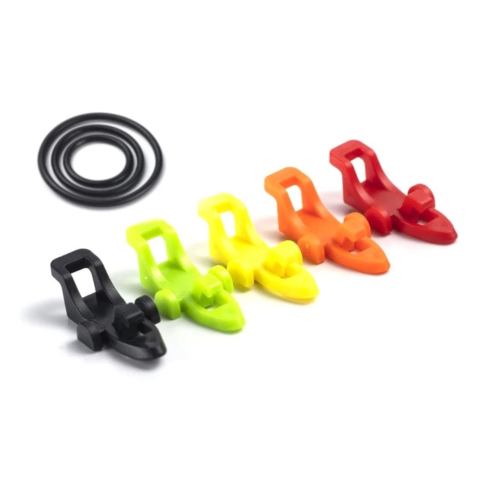 Set of 5 Plastic Fishing Rod Bait Holders Hooks