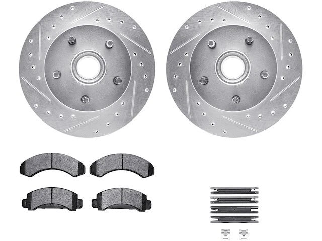 Front Brake Pad and Rotor Kit for Mazda B3000 RWD (1994) DW413DN