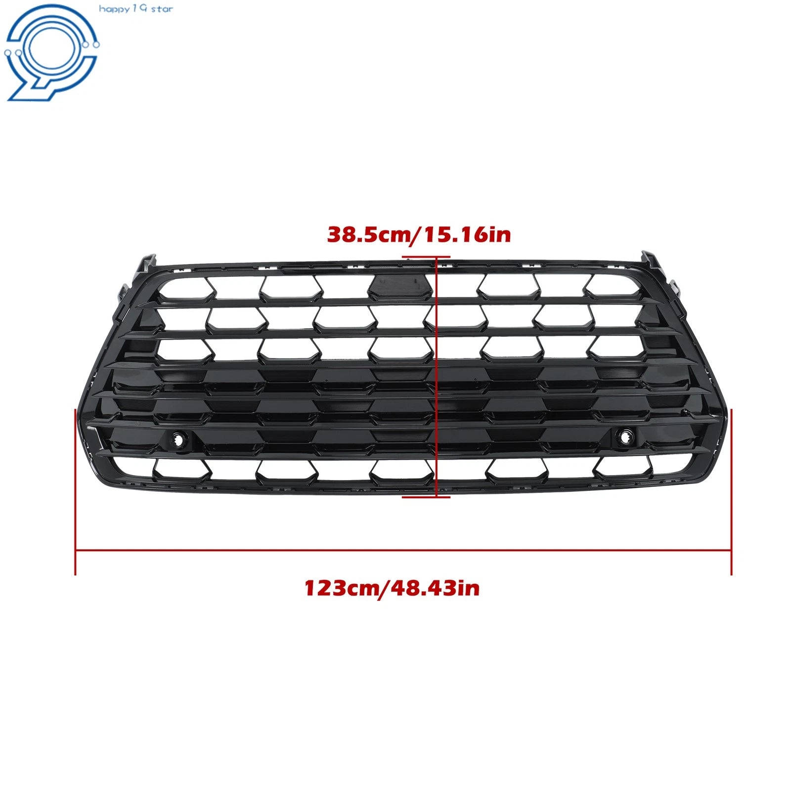 Front Lower Grille Assembly for Grand Highlander (2024–2025) Radar Compatible