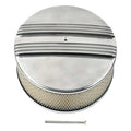 14" Split Finned Aluminum Air Cleaner for Chevy SBC BBC 350 454 (1960–2023)
