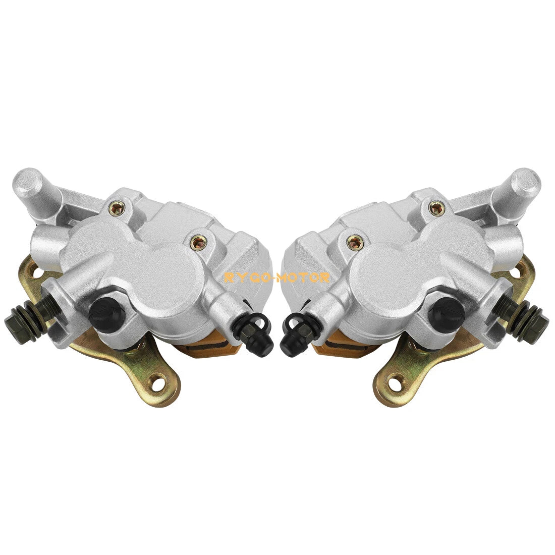 Front Left Right Brake Caliper & Pads for Suzuki Quadrunner 500 (1998–2000)