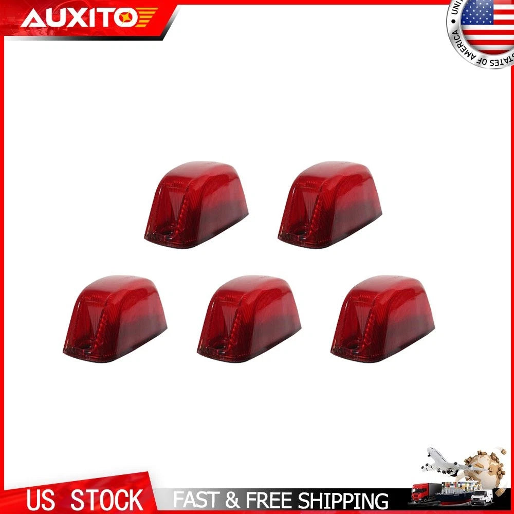 5X Red Rear Cab Roof Running Lights for Dodge RAM Promaster 1500 2500 3500 (2014–2023)