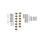Soft Top Support Hardware Kit for Jeep Wrangler YJ (1987-1995)