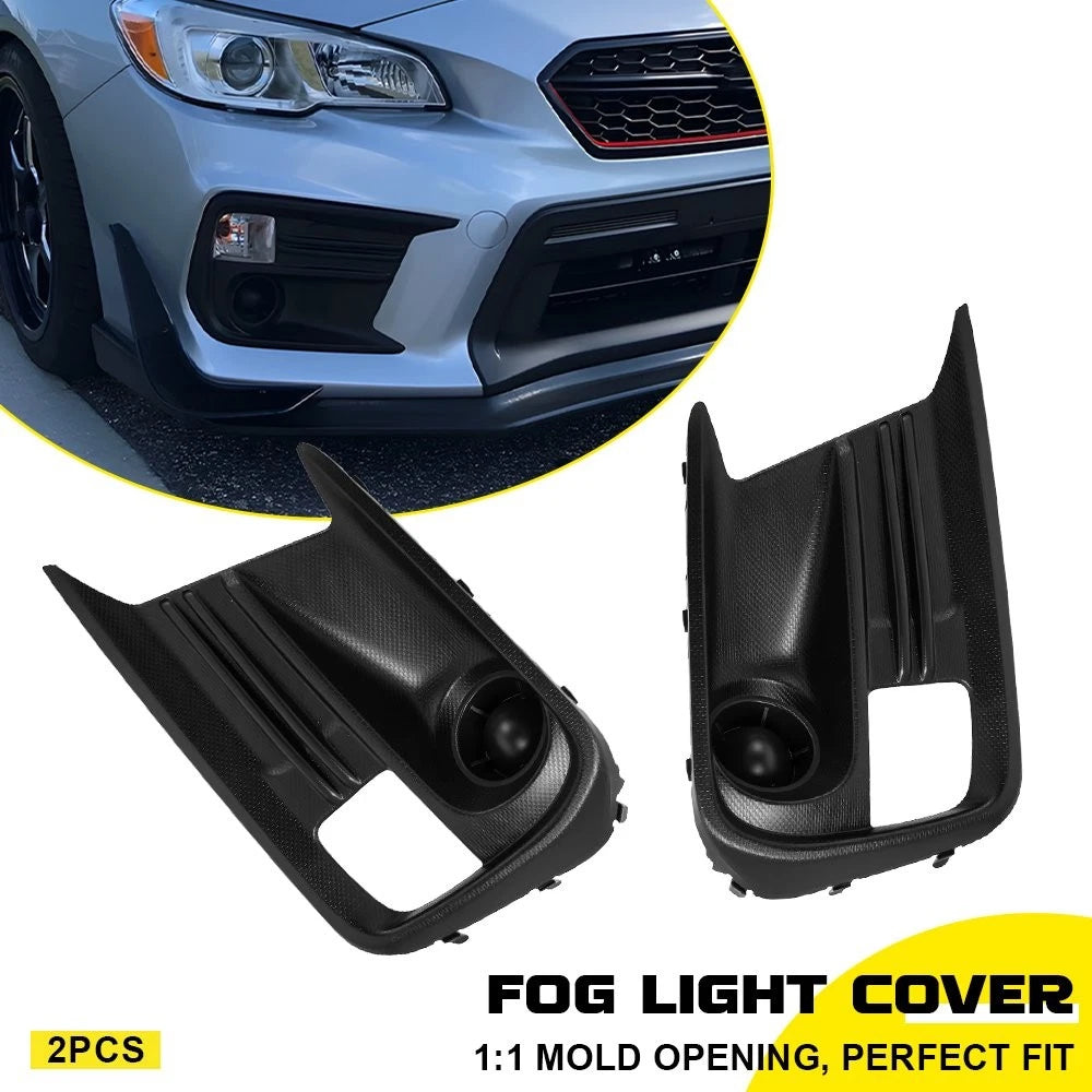 Pair Fog Light Covers for Subaru WRX STI (2018–2021) EPY