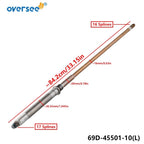 L Driveshaft for Yamaha 2 Stroke 60HP Outboard (69D-45501-10, 69D4550110)
