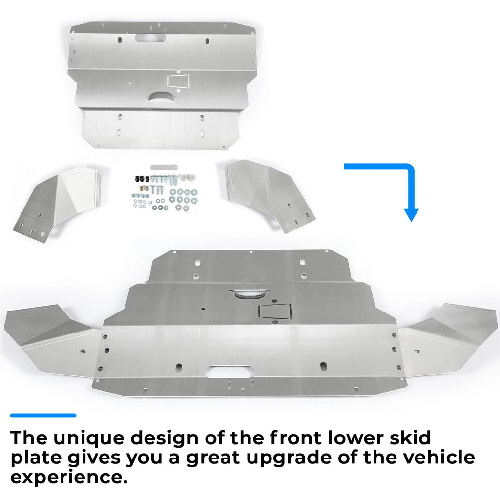 Aluminum Lower Skid Plate for Audi A4 S4 B5 B6 B7 (1996–2008)