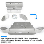 Aluminum Lower Skid Plate for Audi A4 S4 B5 B6 B7 (1996–2008)