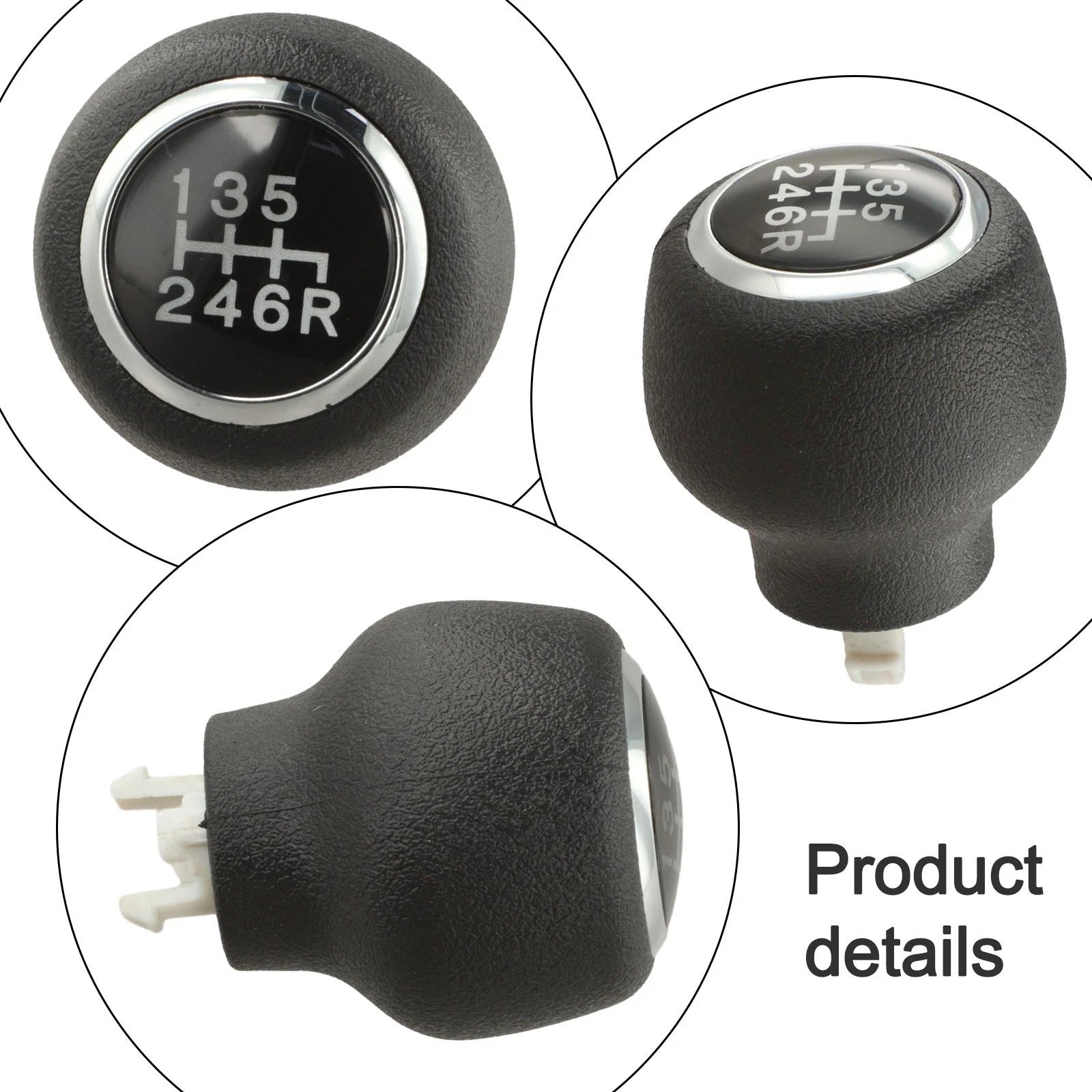 6 Speed Shifter Knob Handle for Honda Civic (2016–2019) ABS