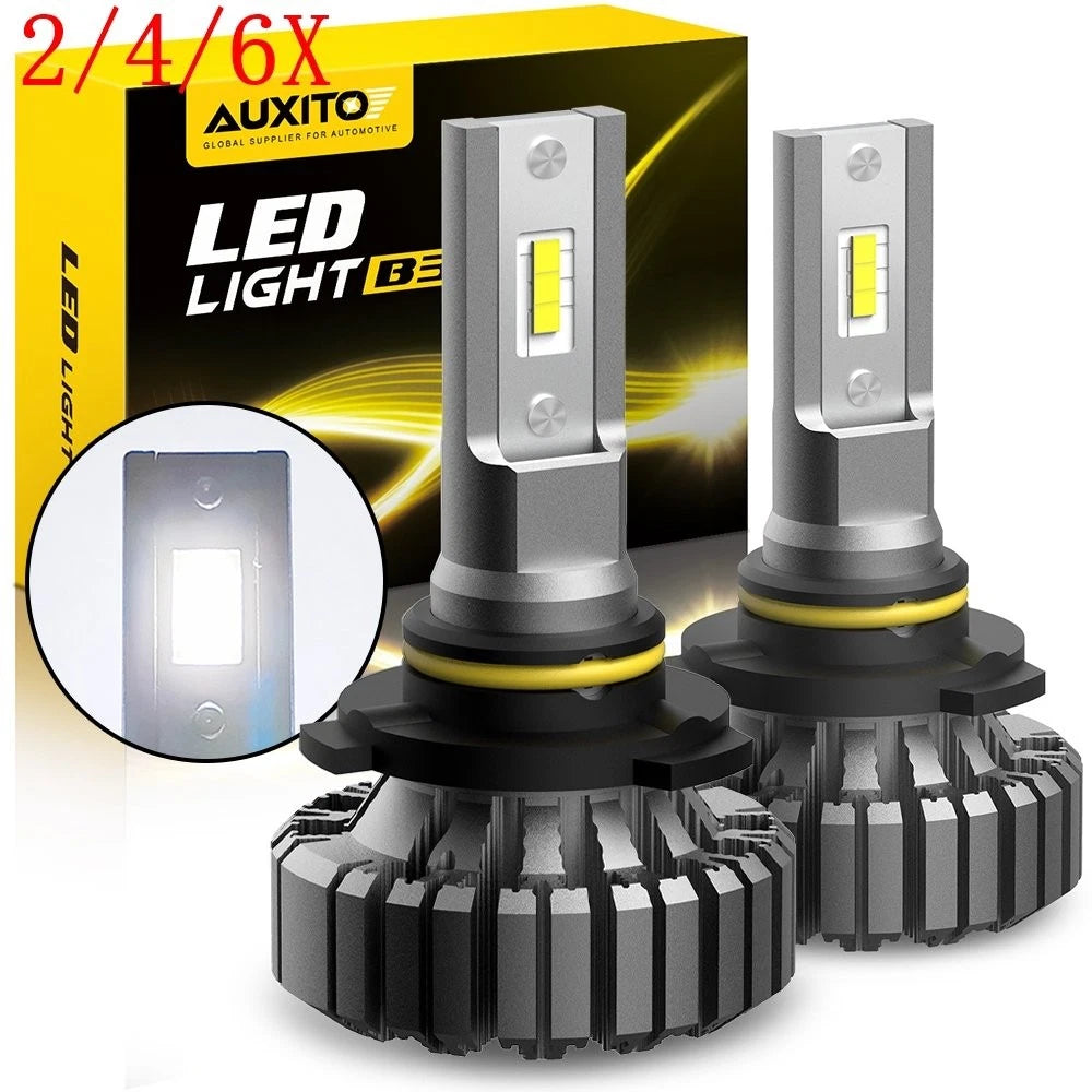 2X 9005 HB3 LED Headlight Conversion Kit for High Beam (6500K, 20000LM)