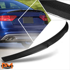 Carbon Fiber V-Style Rear Trunk Lid Spoiler for Audi A5 Quattro (2008–2016)
