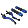 Folding Extendable Brake Clutch Levers for Honda CBR600RR (2007–2022) Blue