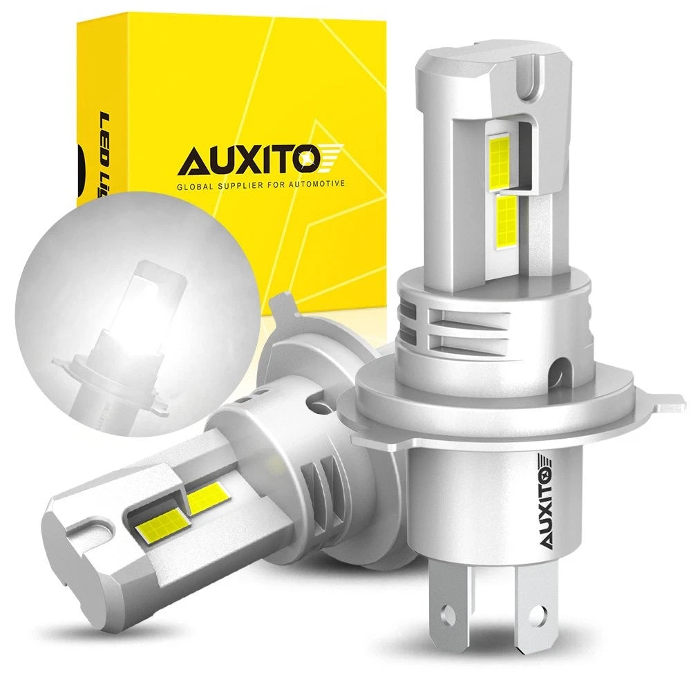 2X LED Headlight Bulbs for H4 9003 (High Low Beam)