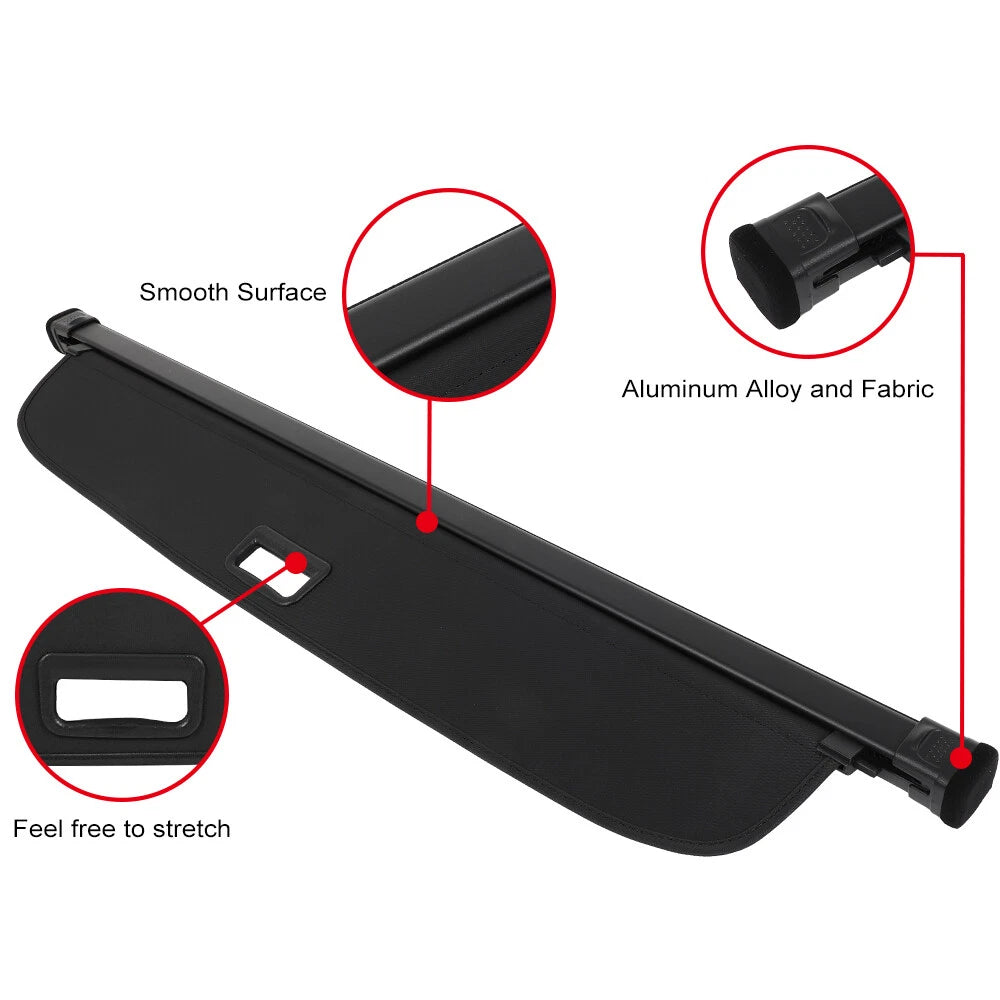Retractable Rear Cargo Security Trunk Cover for Volkswagen Tiguan (2018–2024)