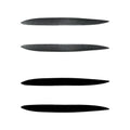 2X Front Headlight Eyelid Trim for Mazda MX-5 NC Miata (2009–2015)