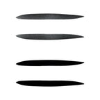 2X Front Headlight Eyelid Trim for Mazda MX-5 NC Miata (2009–2015)