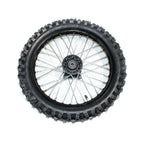 Set of 2 12mm 14" Front & 12" Rear Wheel Rims with Tires for PIT PRO Dirt Bike