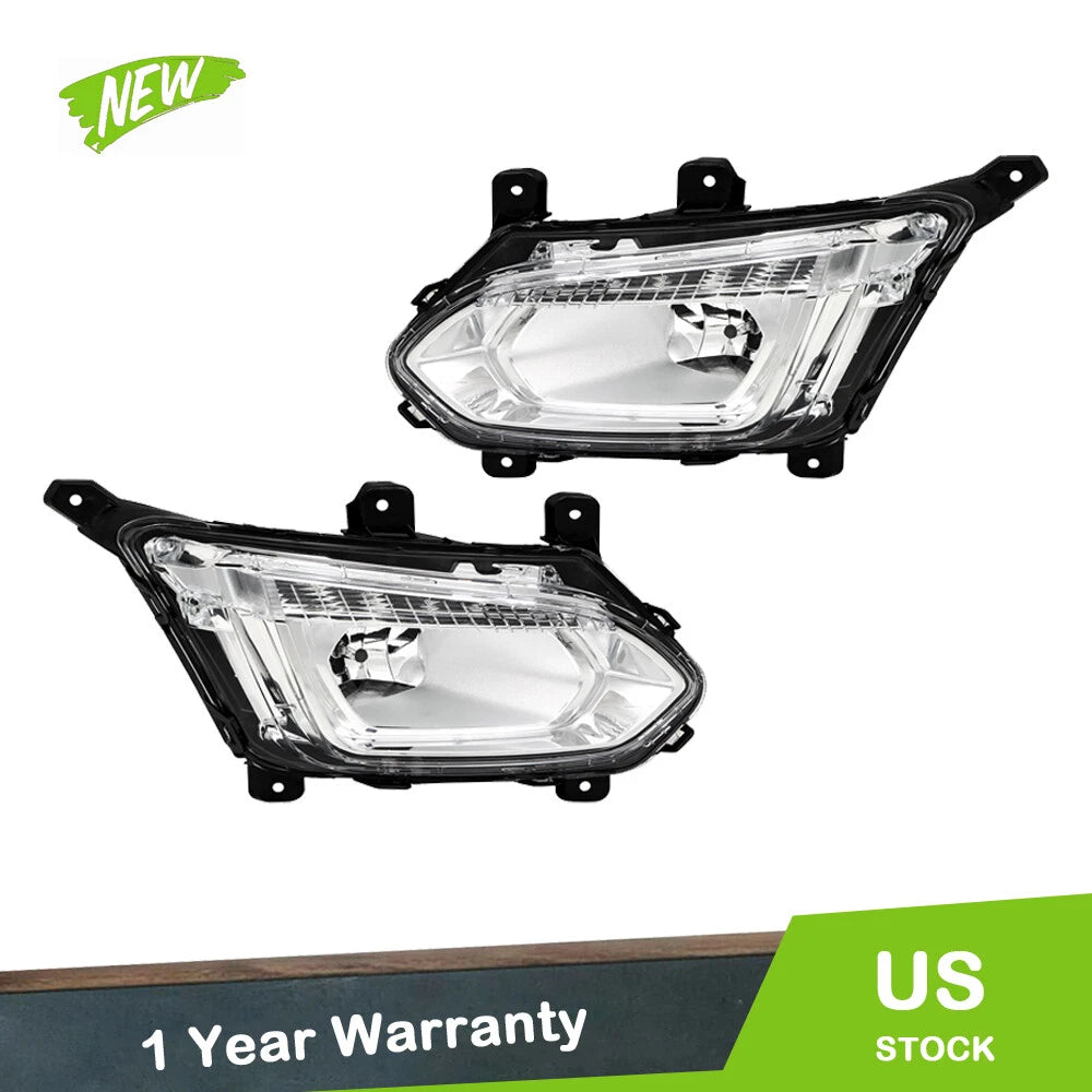 Set of 2 LH+RH Fog Lights for Chevrolet Equinox (2016–2017) DRL