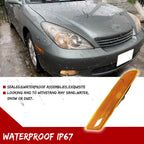Set of 2 Amber Front Side Marker Light Housings for Lexus ES300 ES330