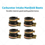 4X Carburetor Intake Manifold Boots for Honda CBR250 CB400 (MC22 MC19)