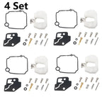 4X Carburetor Rebuild Kit for Tohatsu Nissan MFS NSF 8-9.8hp (2004–2014) 3V1-87122-0