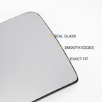 Left Upper Side Mirror Glass w/ Back Convex Heated for Ford Transit 