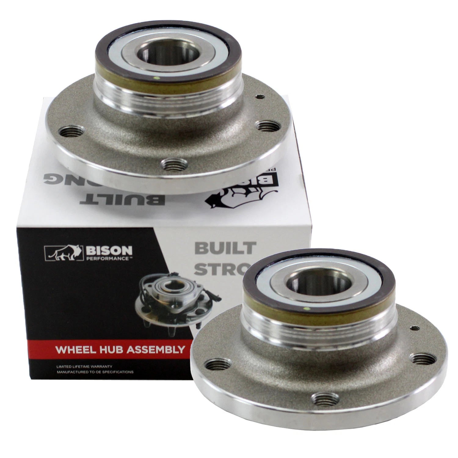 2pc Rear Wheel Bearing Hub Assembly for Audi A3 Q3 CC Tiguan (2010–2019)