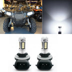 2X White LED Headlight Bulbs for Polaris ACE 570 900 (2016–2017)