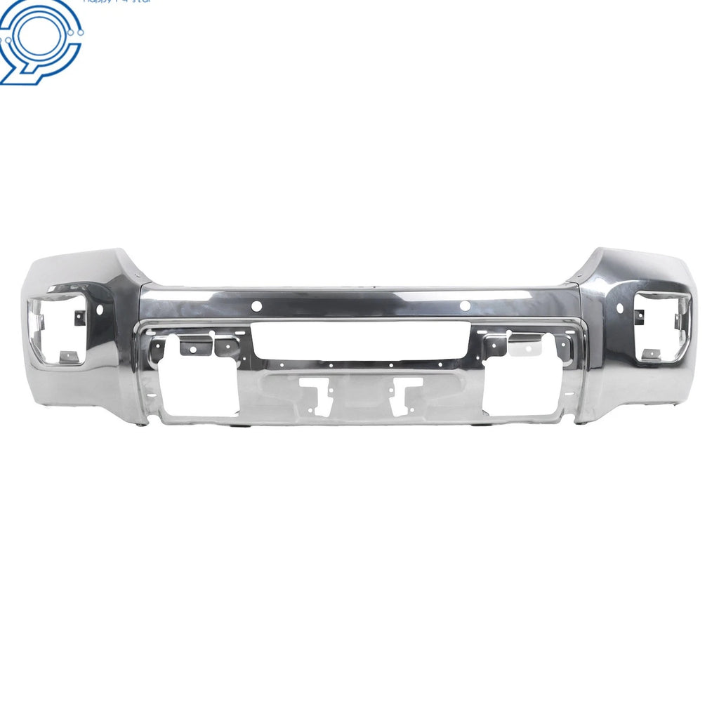 Chrome Front Bumper for GMC Sierra 2500HD (2015-2019) with Sensor Hole
