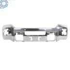 Chrome Front Bumper for GMC Sierra 2500HD (2015-2019) with Sensor Hole
