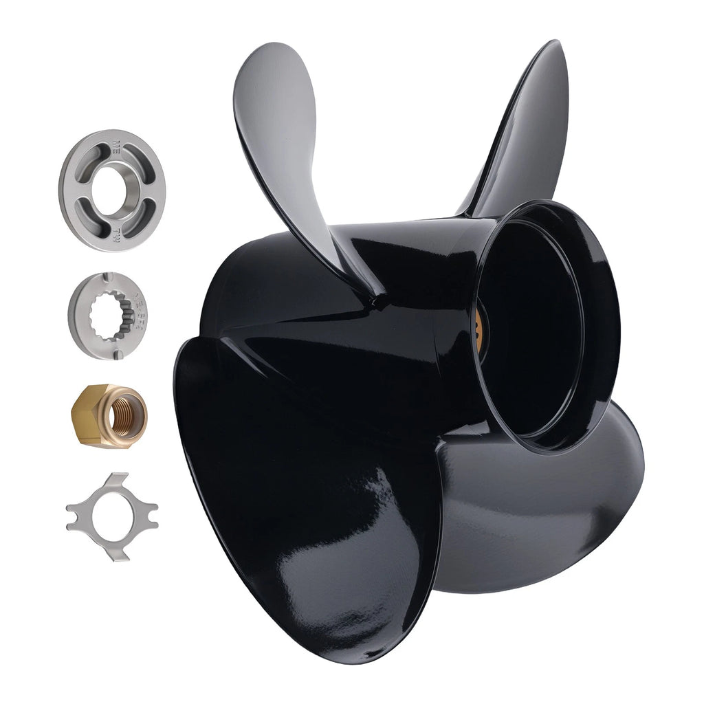 Set of 4 Blade Aluminum Propellers for Mercury 40-140HP