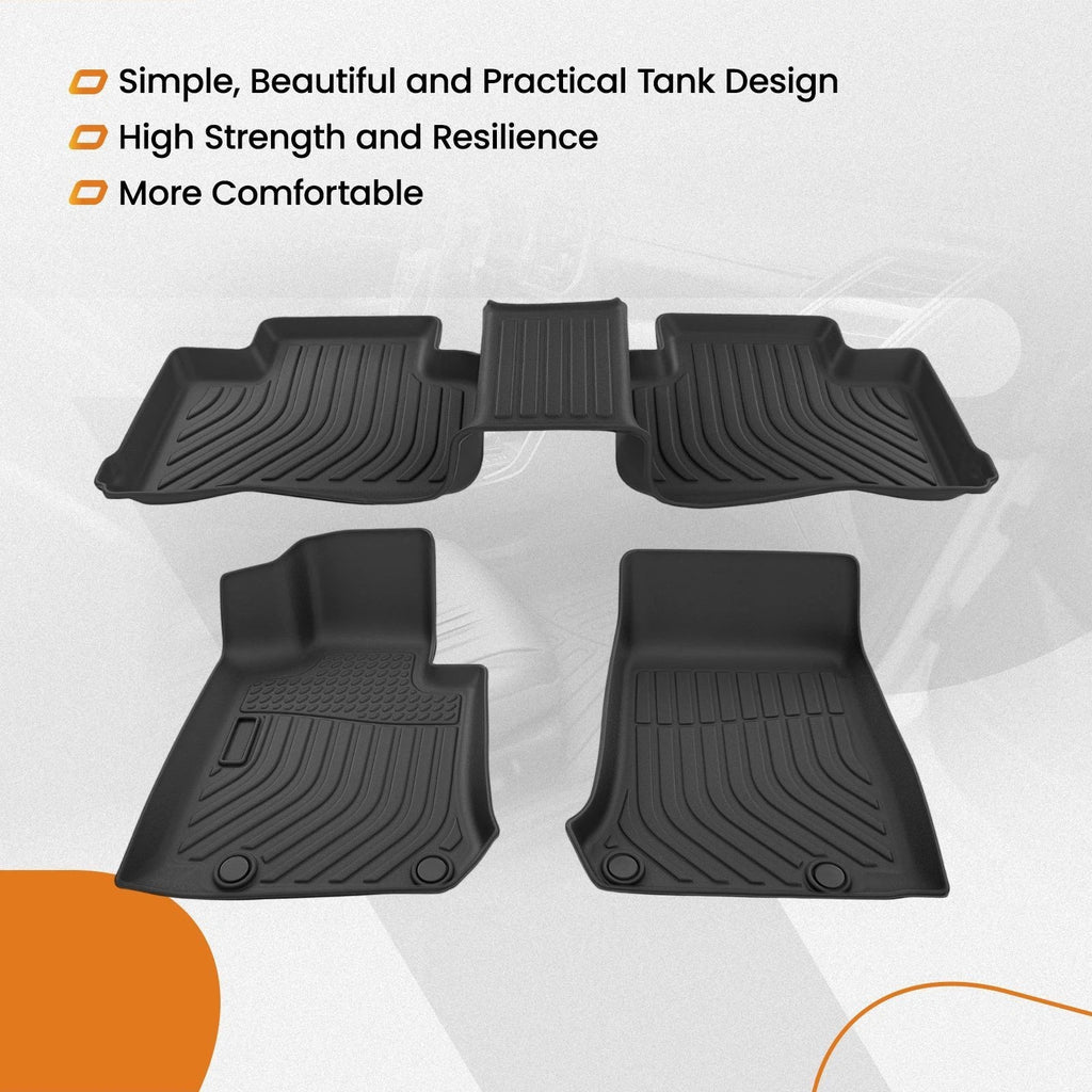 All-Weather Floor Mats for Mercedes-Benz GLC300/GLC43/GLC63 (2016–2022)