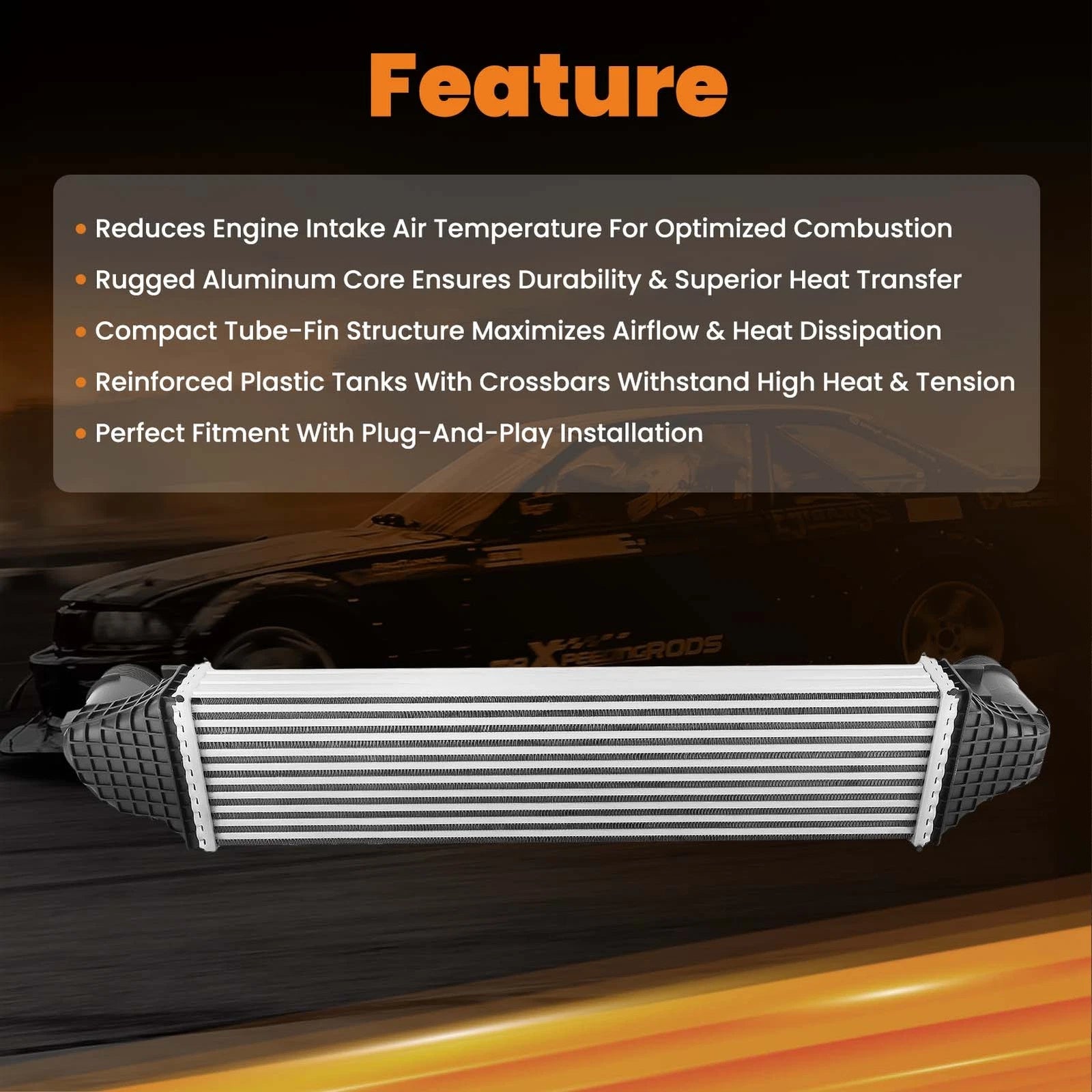 Intercooler for Lincoln Aviator V6 3.0L Turbocharged (2020–2023)