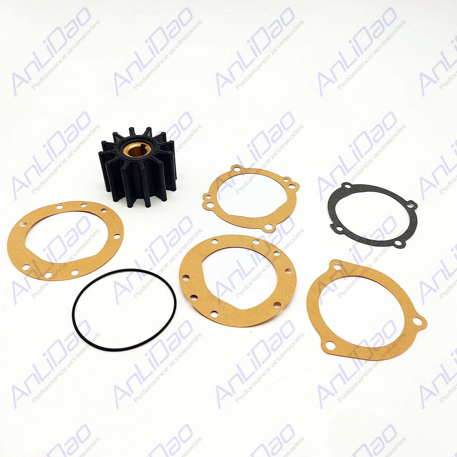 Impeller for Sherwood Jabsco Johnson B04 C-03 E35 F10 (10615K, 18948-0001, 09-702B)