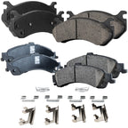 Set of 4 Ceramic Brake Pads for Chevrolet Silverado 1500 (2001–2005)