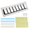 8 Rocker Switch Panel with LED Light for Boat Car