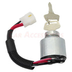 Ignition Switch w/Keys for Kubota ZD18 ZD18F ZD21 ZD21F ZD28 ZD28F (2000–2023)