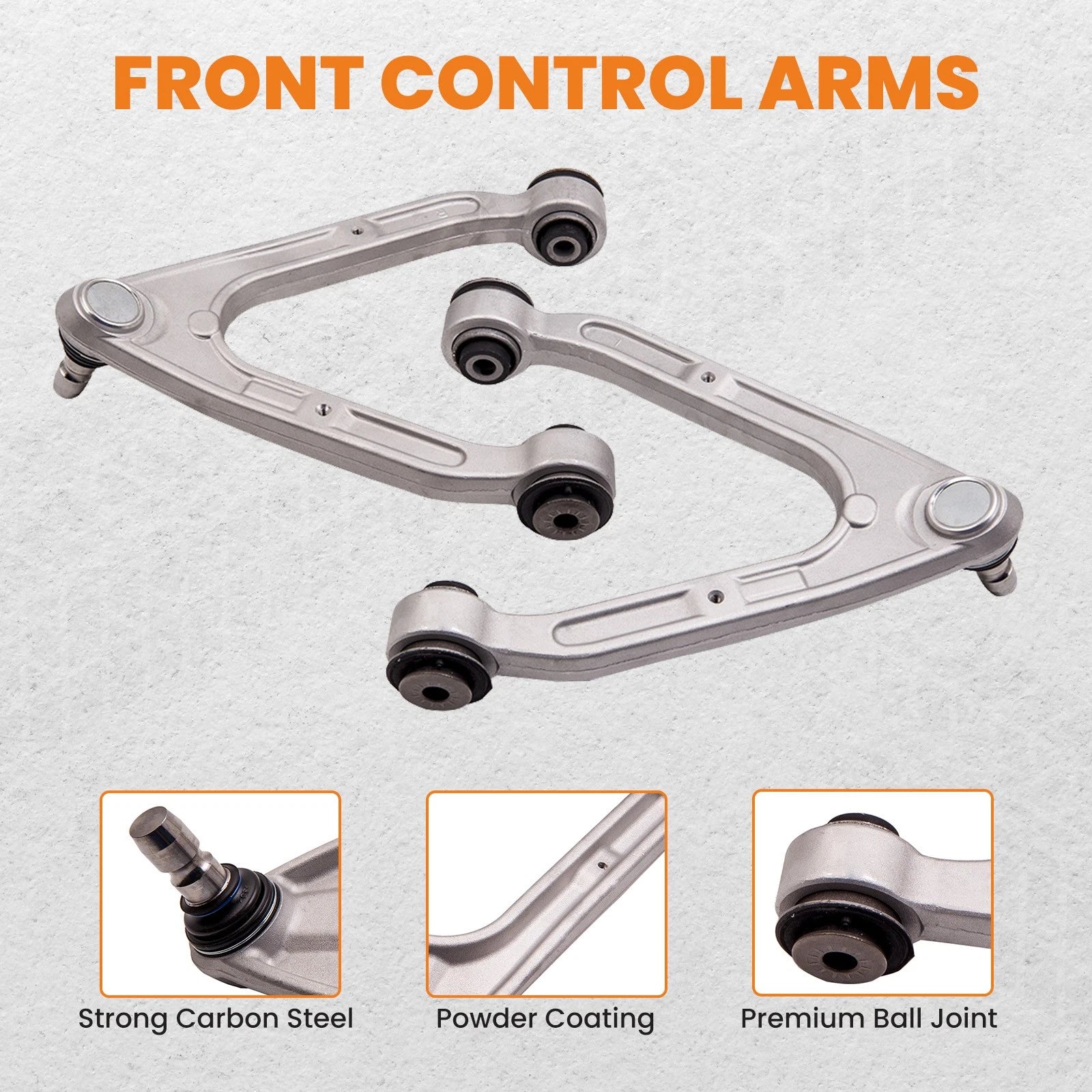 Front Upper Control Arms with Ball Joint for Hummer H3 H3T (2006–2010)