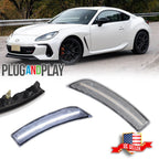 Clear Lens LED Side Marker Lights for Toyota GR86 Subaru BRZ (2022–2023)