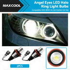 2X LED Halo Ring Light Bulbs for BMW X5 E39 E53 E60 E61 E63