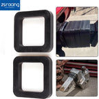 Set of 2 Rubber Cushion Silencer Pads for Trailer Hitch Receiver