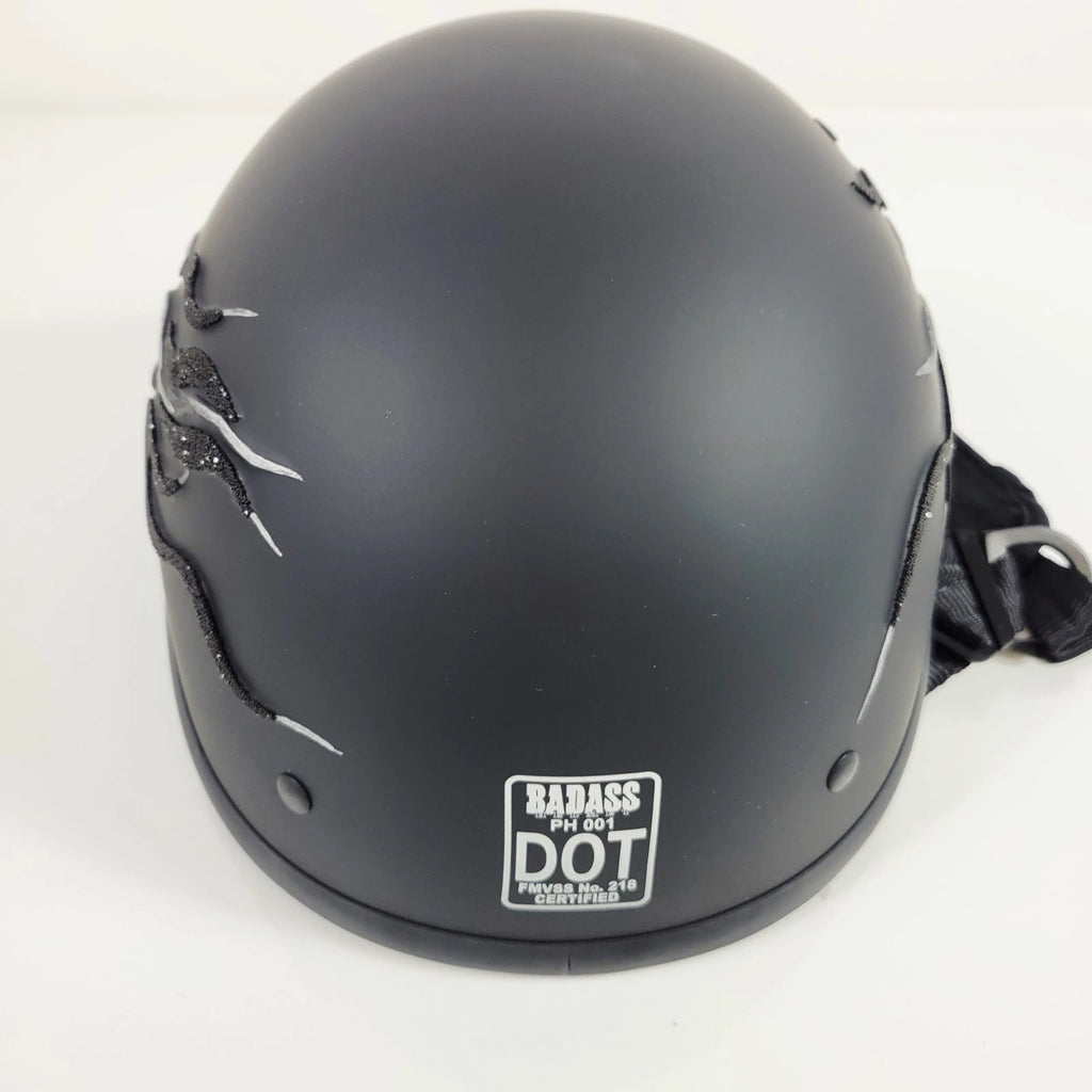 Swarovski Crystal Half Helmet for Motorcycle (DOT Approved, Low Profile)