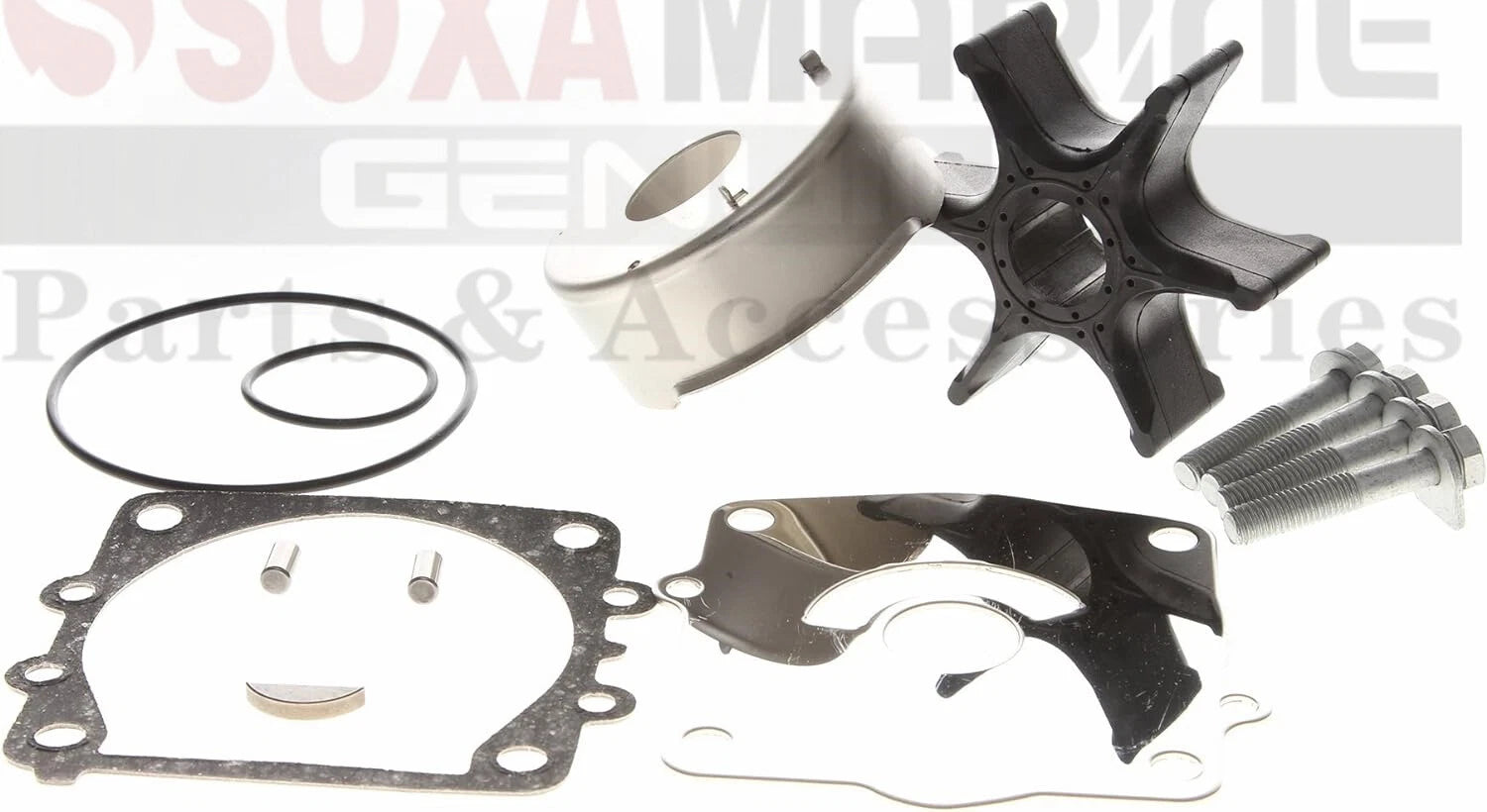 Water Pump Service Kit 18-3395 for Yamaha V6 V8 150 175 225 (N/A)