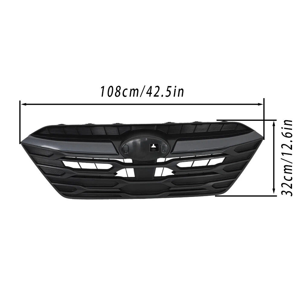 Front Upper Grill for Subaru Outback (2020–2023) Black with Camera Hole